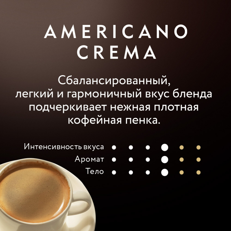 Jardin Americano Crema (Жардин Американо Крема) кофе в зернах 1 кг ...
