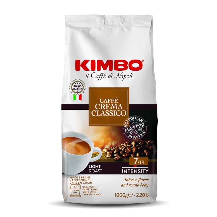 KIMBO Caffe Crema Classico (Кимбо Кафе Крема Классико) кофе в зернах, 1 ...